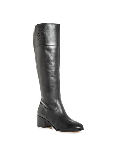 michael michael kors dylyn leather boots|Michael Kors ankle boots sale.